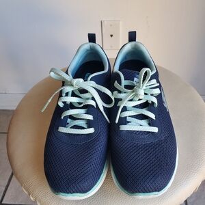 Skechers Light Blue Athletic Shoes